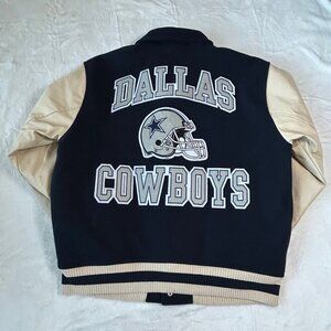 Abercrombie & Fitch Dallas Cowboys Varsity Bomber Jacket
